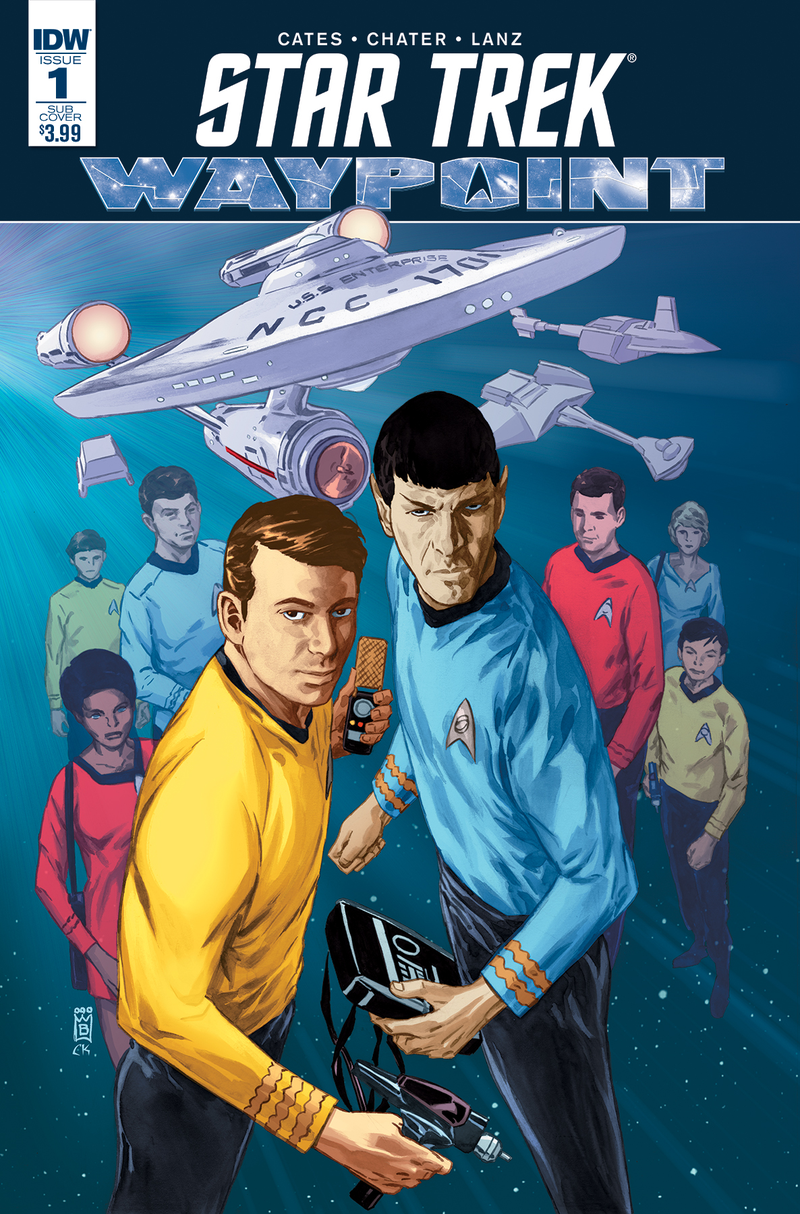 Star Trek Waypoint #1 Subscription cover by Mark Buckingham